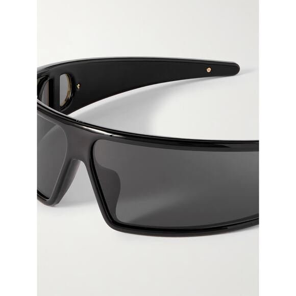 NEW!!! Dior VeryDior M1U 10A0 Black Shield Sunglasses with Gold Accent Authentic main image 9